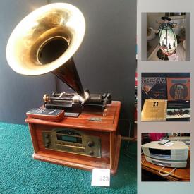 MaxSold Auction: This online auction features Soldering Gun, Tasco Telescope, 3 Gallon Compressor, Blue Glass Dish, Painting On Canvas, Corning Ware Items, Glass Oil Lamp, Crosley record player, homemade soaps and much more!